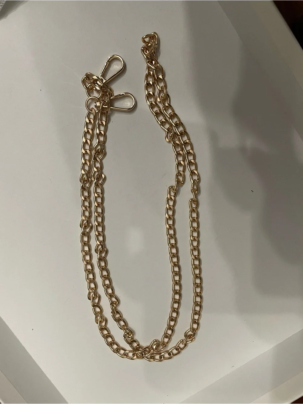 Gold Chain Strap for Women’s Bag - Elegant Replacement Strap 47”